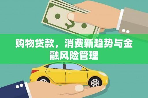 息县购物贷款，消费新趋势与金融风险管理