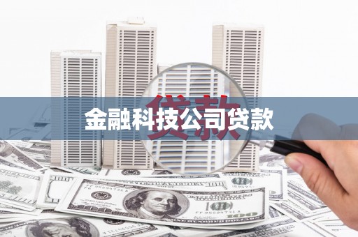 息县金融科技公司贷款