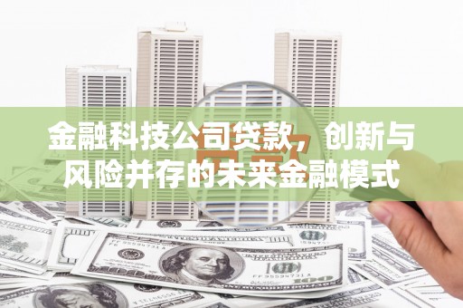 息县金融科技公司贷款，创新与风险并存的未来金融模式