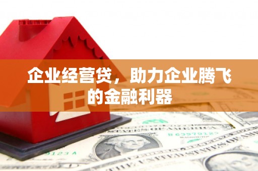 息县企业经营贷，助力企业腾飞的金融利器