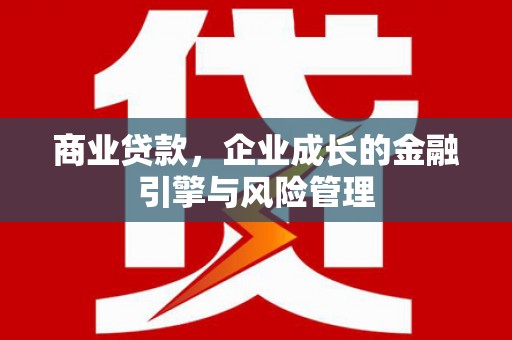 息县商业贷款，企业成长的金融引擎与风险管理