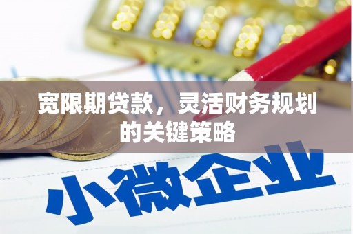 息县宽限期贷款，灵活财务规划的关键策略