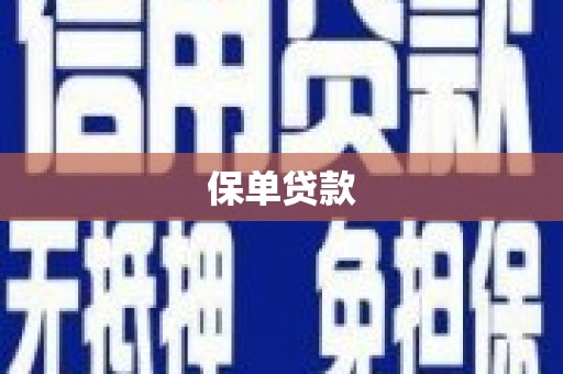 息县保单贷款