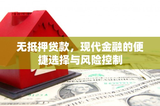 息县无抵押贷款，现代金融的便捷选择与风险控制