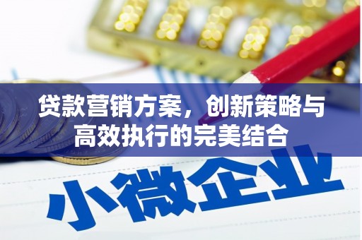 息县贷款营销方案，创新策略与高效执行的完美结合