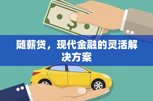息县随薪贷，现代金融的灵活解决方案