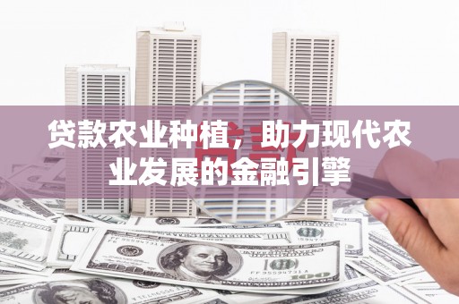 息县贷款农业种植，助力现代农业发展的金融引擎