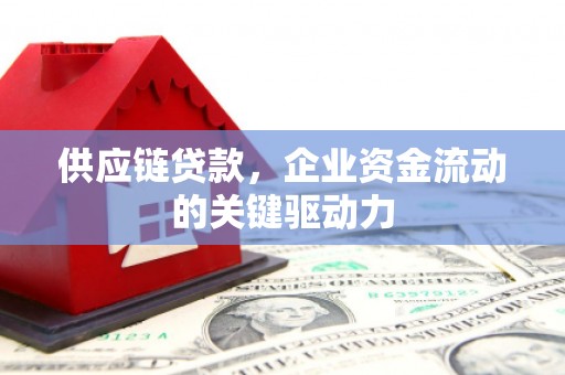 息县供应链贷款，企业资金流动的关键驱动力