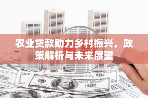 息县农业贷款助力乡村振兴，政策解析与未来展望