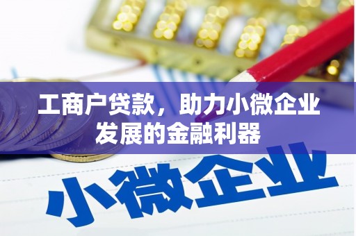 息县工商户贷款，助力小微企业发展的金融利器