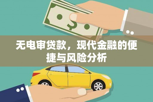 息县无电审贷款，现代金融的便捷与风险分析