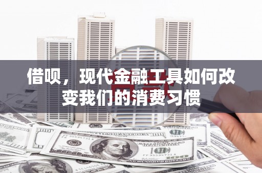 息县借呗，现代金融工具如何改变我们的消费习惯