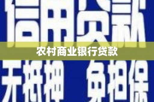 息县农村商业银行贷款