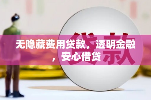 息县无隐藏费用贷款，透明金融，安心借贷