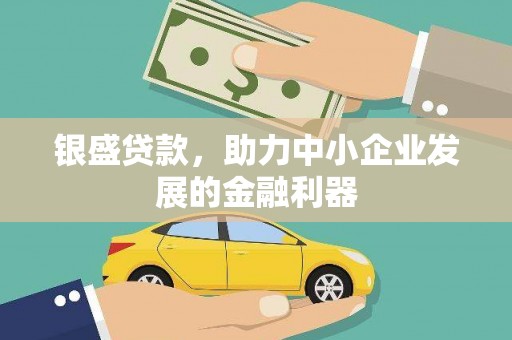 息县银盛贷款，助力中小企业发展的金融利器