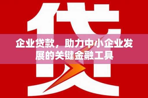 息县企业贷款，助力中小企业发展的关键金融工具