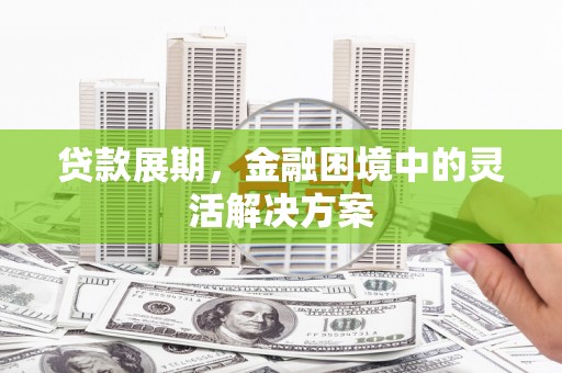 息县贷款展期，金融困境中的灵活解决方案