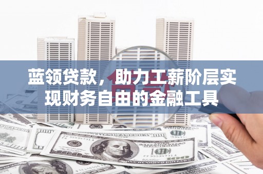 息县蓝领贷款，助力工薪阶层实现财务自由的金融工具