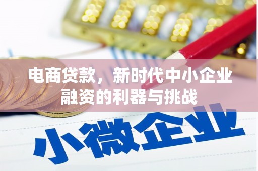 息县电商贷款，新时代中小企业融资的利器与挑战