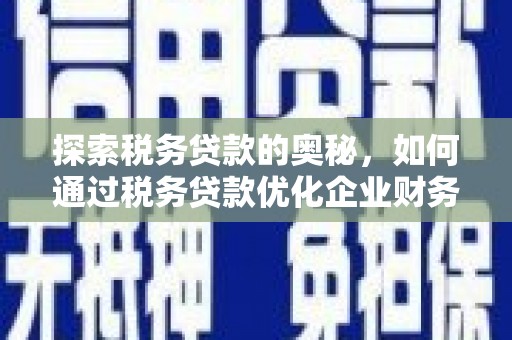 息县探索税务贷款的奥秘，如何通过税务贷款优化企业财务