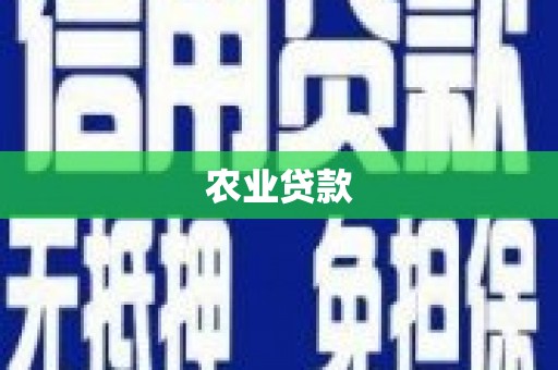 息县农业贷款
