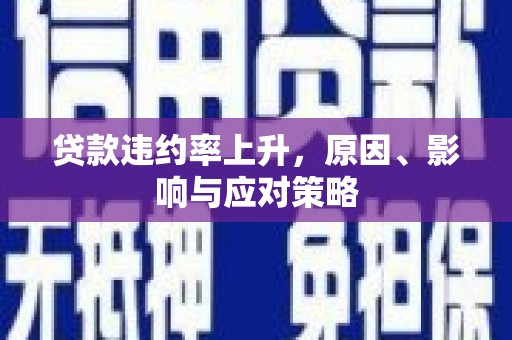 息县贷款违约率上升，原因、影响与应对策略