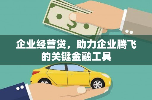 息县企业经营贷，助力企业腾飞的关键金融工具