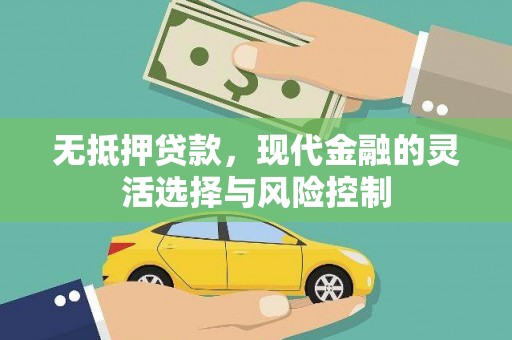 息县无抵押贷款，现代金融的灵活选择与风险控制