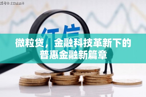 息县微粒贷，金融科技革新下的普惠金融新篇章