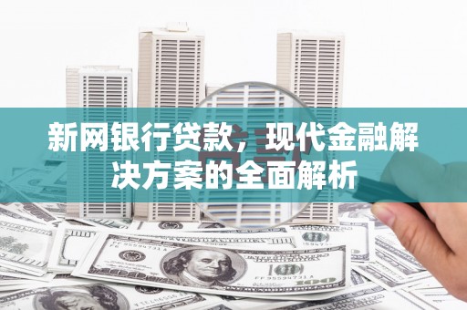 息县新网银行贷款，现代金融解决方案的全面解析