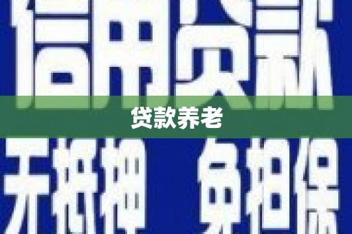 息县贷款养老
