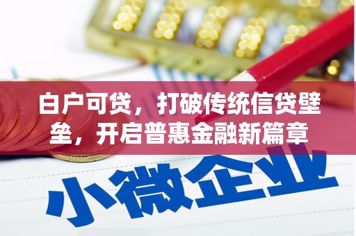 息县白户可贷，打破传统信贷壁垒，开启普惠金融新篇章