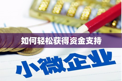 息县如何轻松获得资金支持