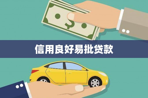 息县信用良好易批贷款