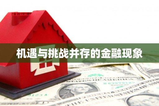 息县机遇与挑战并存的金融现象