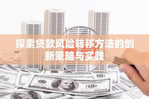 息县探索贷款风险转移方法的创新策略与实践